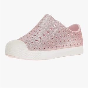 *NWT* Native Kids Pink Glitter Slip-On Shoes